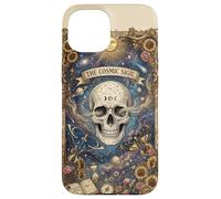 The Cosmic Sigil Celestial Skull and Galaxy Coque pour iPhone 15