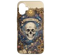The Cosmic Sigil Celestial Skull and Galaxy Coque pour iPhone 16 Plus