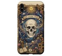 The Cosmic Sigil Celestial Skull and Galaxy Coque pour iPhone XS Max