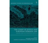 The Court Of Justice And European Criminal Law