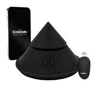 The Cowgirl Cone - machine sexuelle intelligente avec différents accessoires (noir)