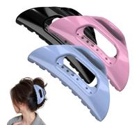 The Cozy Clip Claw Clip, Acrylic French Cloud Hairpin, Cozy Home Oval Flat Hair Clips, Soft and Flexible for Women Thin Thick Curly Hair (Mix)