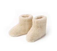 THE COZY SHEEP Chaussons douillet femme et homme en laine extrêmement confortable | Pantoufles femmes et hommes en 100% laine mérinos | Chausson femme hiver chaud | Modèle haut fermé
