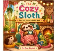 The Cozy Sloth: Cute & Comfy Coloring Book for Adults and Kids
