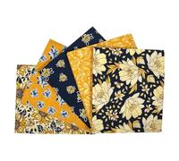 The Craft Cotton Co Arles Lot de 5 coupons de tissu 100 % coton pour matelassage, patchwork, couture, fanions (45,7 x 55,9 cm)