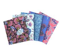 The Craft Cotton Co - Lot de 5 coupons de tissu en coton avec ailes enchantées (100 % coton, idéal pour les travaux manuels, le matelassage, le patchwork)