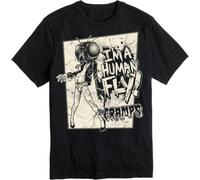 The Cramps Band Tee T0Ur Concert T Shirt I'm a Human Fly Vintage Men Gift Tee Black Manches Courtes(3X-Large)