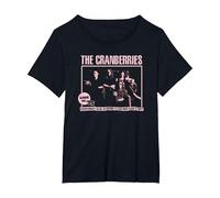 The Cranberries Live in '95 Concert Tour Vintage Band T-Shirt, Femme Grandes Tailles, Noir, 1X