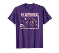 The Cranberries Live in '95 Concert Tour Vintage Band T-Shirt, Homme, Violet, 3XL