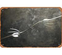 The Creation of Food Pop Culture Abstract and Surreal Concept Art Classic Man Cave Décoration murale en métal 20,3 x 30,5 cm
