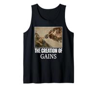 The Creation of Gains - Funny Weight Lifting Gym Débardeur