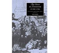 The Crisis of Literature in the 1790s, Cambridge Studies in Romanticism, 36 Paul Keen (Auteur)