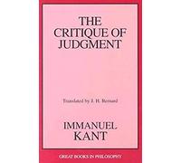 The Critique Of Judgment