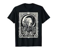 The Crone Tarot Carte Gothique Wiccan Païenne Triple Déesse T-Shirt