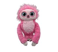 The Croods 2 Everything at the Beginning - Figurine en peluche originale du film 2021 - Avec ceinture de singe Creepo et écharpe - Paresseux tigre - 24-30 cm - Jouet en peluche (écharpe)