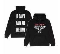 The Crow Rain All The Tme Homme Sweat-Shirt à Capuche Noir L