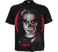 The Crow - Skull Face - T-shirt imprimé sur le devant - Noir, Noir , L