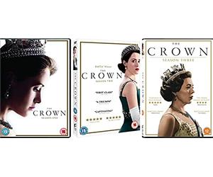 The Crown 1-3 Collection DVD - The Crown Season 1,2,3 - The Crown All Three Seasons DVD