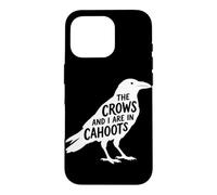 The Crows and I are in Cahoots Dark Humour Bird Crow Lover Coque pour iPhone 16 Pro
