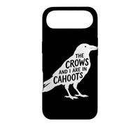 The Crows and I are in Cahoots Dark Humour Bird Crow Lover Coque pour iPhone Air