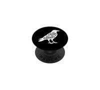The Crows and I are in Cahoots Dark Humour Bird Crow Lover PopSockets PopGrip Adhésif