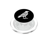 The Crows and I are in Cahoots Dark Humour Bird Crow Lover PopSockets PopGrip pour MagSafe