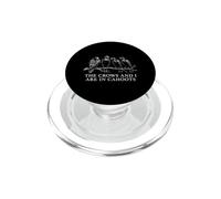 The Crows and I are in Cahoots Dark Humour Bird Gothic PopSockets PopGrip pour MagSafe