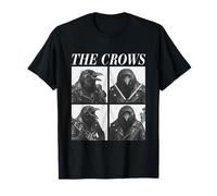 The Crows Rockers Funny Animals Rock Music Emo Punk Band T-Shirt