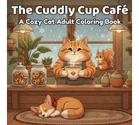 The Cuddly Cup Café: A Cozy Cat Adult Coloring Book: Relaxing Scenes of Fluffy Baristas, Oversized Teacups, and Charming Critter Friends