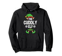 The Cuddly Elf Party Family Group Donne de Noël Assortie Sweat à Capuche