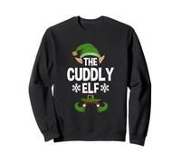 The Cuddly Elf Party Family Group Donne de Noël Assortie Sweatshirt