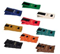 The Cuff Poids original réglable cheville et poignet pour entraînement, danse, course, tonification et physiothérapie pour homme et femme, ensemble de 9 pièces (1, 1,5, 2, 2,5, 3, 4, 5, 7,5, 4,5, 4,5,