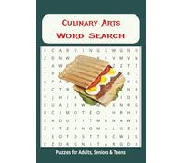 The Culinary Arts Word Search Puzzle Book: Word Searches with easy to read print about Culinary arts, Food styling, Personal chef plus more | 6x9 ... 50+ puzzles....A gift for the avid vacationer