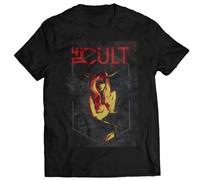 The Cult Rock Concert Music Cotton Shirt Ian Astbury Under The Midnight SunBlackXXL