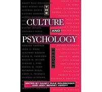 The Culture And Psychology Reader