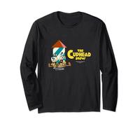 The Cuphead Show ! T-shirt Cuphead and Mugman Rocket Manche Longue