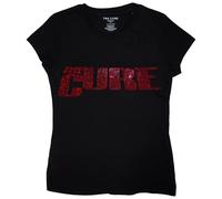 The Cure Diamonte Band Logo Skinny Fit T Shirt Size XL