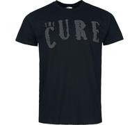 The Cure Logo 3D Druck Homme T-Shirt Manches Courtes Noir M 100% Coton Regular/Coupe Standard