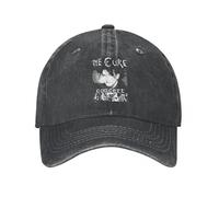 The Cure Music Rock Band Unisexe Style Casquettes de Baseball Chapeaux en Denim en détresse Casquette Classique Extérieur Course Golf Casquette Cadeau