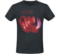 The Cure Pornography 1982 Homme T-Shirt Manches Courtes Noir 100% Coton Regular/Coupe Standard