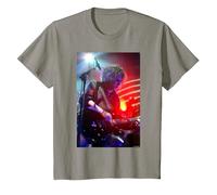The Cure Robert Smith Live par Andy Willsher T-Shirt, Enfant, Ardoise, 3 Ans
