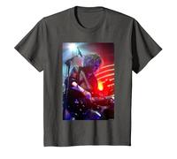 The Cure Robert Smith Live par Andy Willsher T-Shirt, Enfant, Asphalte, 4 Ans
