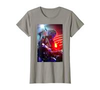 The Cure Robert Smith Live par Andy Willsher T-Shirt, Femme, Ardoise, 3XL