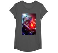 The Cure Robert Smith Live par Andy Willsher T-Shirt, Fille, Asphalte, XS
