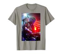 The Cure Robert Smith Live par Andy Willsher T-Shirt, Homme, Ardoise, M