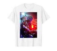 The Cure Robert Smith Live par Andy Willsher T-Shirt, Homme, Blanc, 4XL