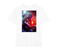 The Cure Robert Smith Live par Andy Willsher T-Shirt, Homme Grandes Tailles, Blanc, 3X Tall