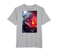 The Cure Robert Smith Live par Andy Willsher T-Shirt, Homme Grandes Tailles, Gris Chiné, 5X Tall