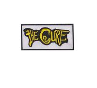 The Cure White Gold Pop Rock Wave Gothic Écusson Patch en fer brodé sur accessoire