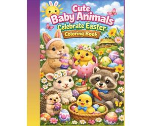 The Cutest Easter Coloring Book Ever: Baby Bunnies, Chicks & Sweet Spring Animals for Kids: Easter Coloring Book for Kids - Cute Baby Animals: Bunnies, Chicks & Lambs | Fun Easter Activity Book